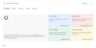 Google Fonts — typeface browsing grid with preview text