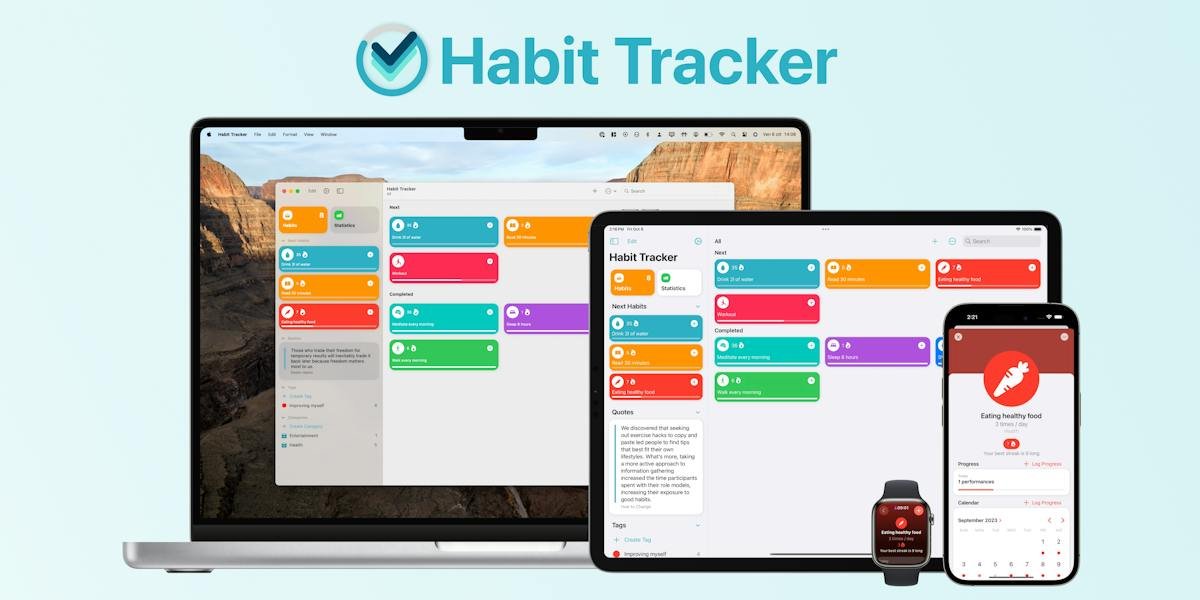 Habit Tracker — daily routine progress widget