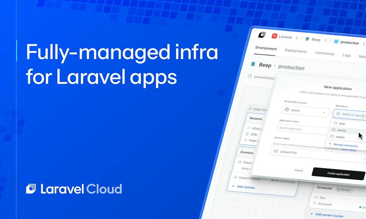 Laravel — Cloud deployment dashboard