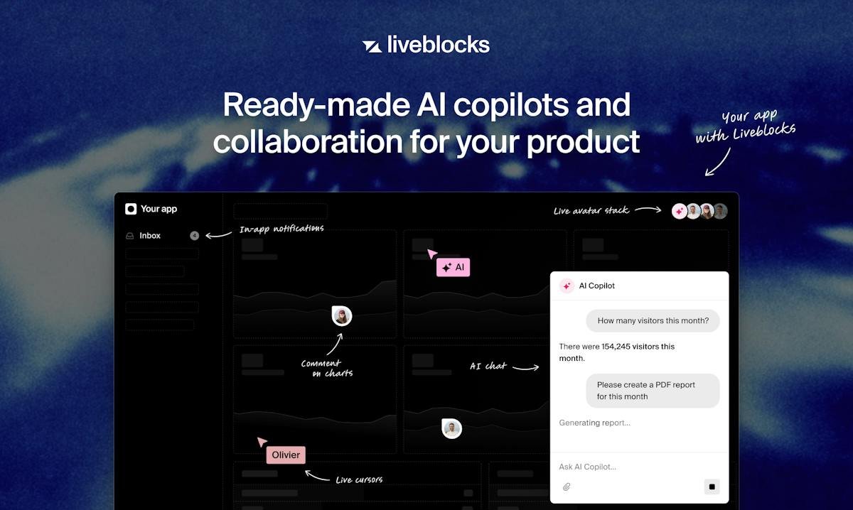Liveblocks — multiplayer editing and comments interface
