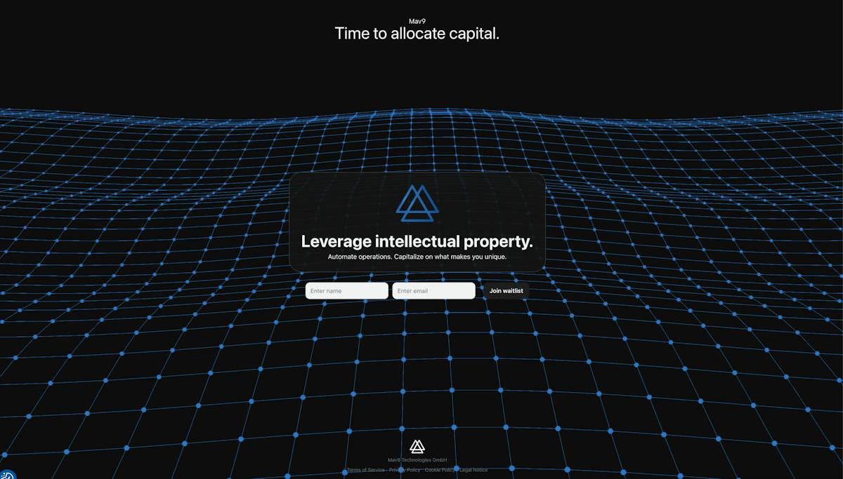 Mav9 — capital allocation platform