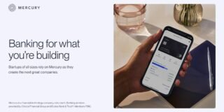 Mercury — business banking dashboard