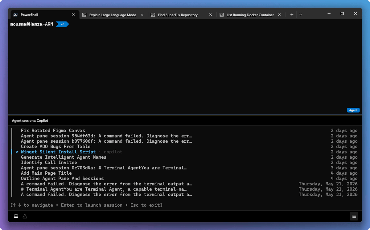 Microsoft Terminal — Windows Terminal with multiple panes