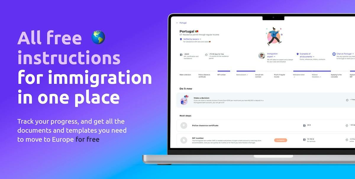 MigRun — visa application dashboard