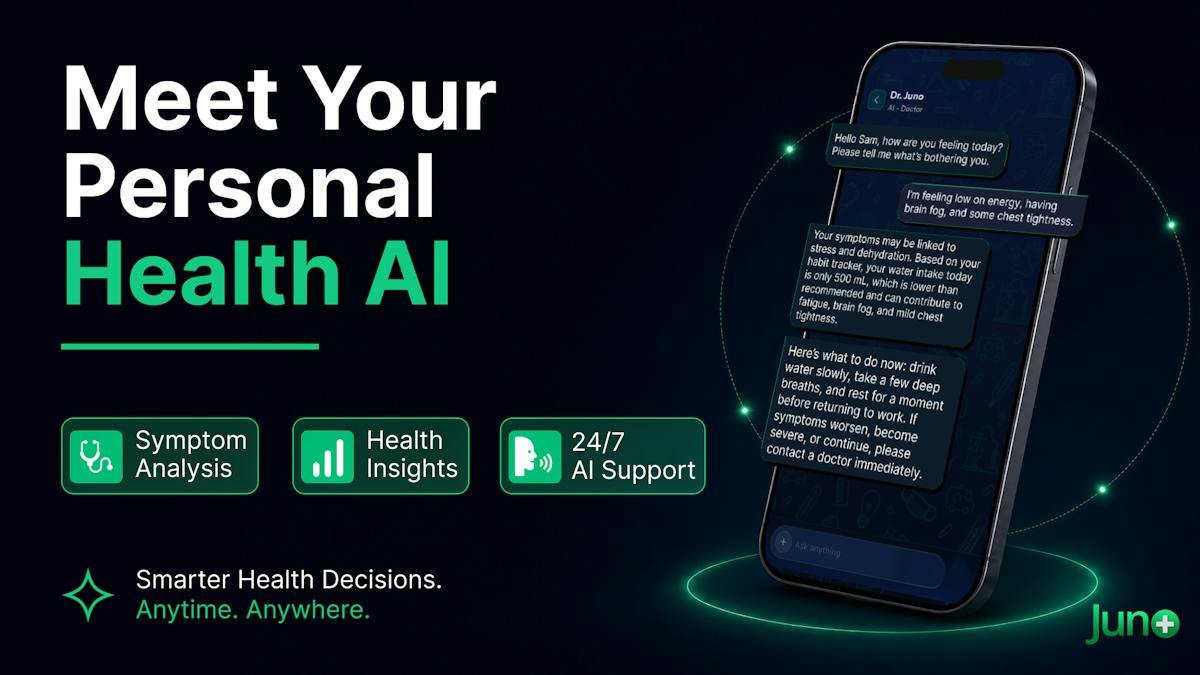 My Juno Health — AI health coaching dashboard