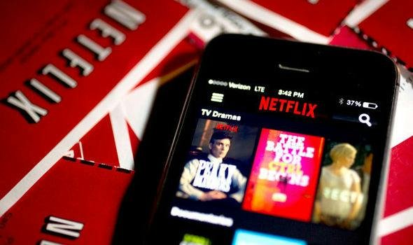 Netflix — show and movie browsing interface