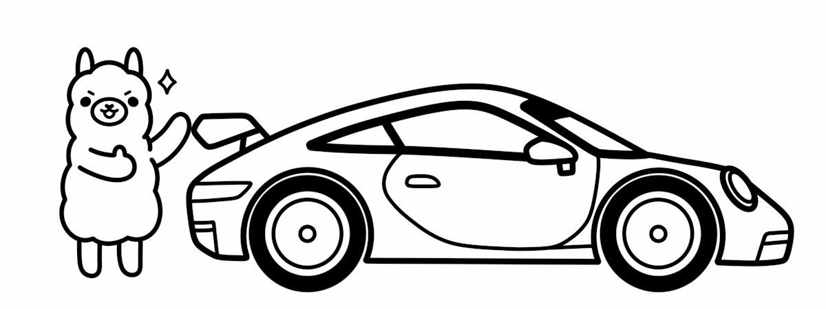 Ollama — local model command line view