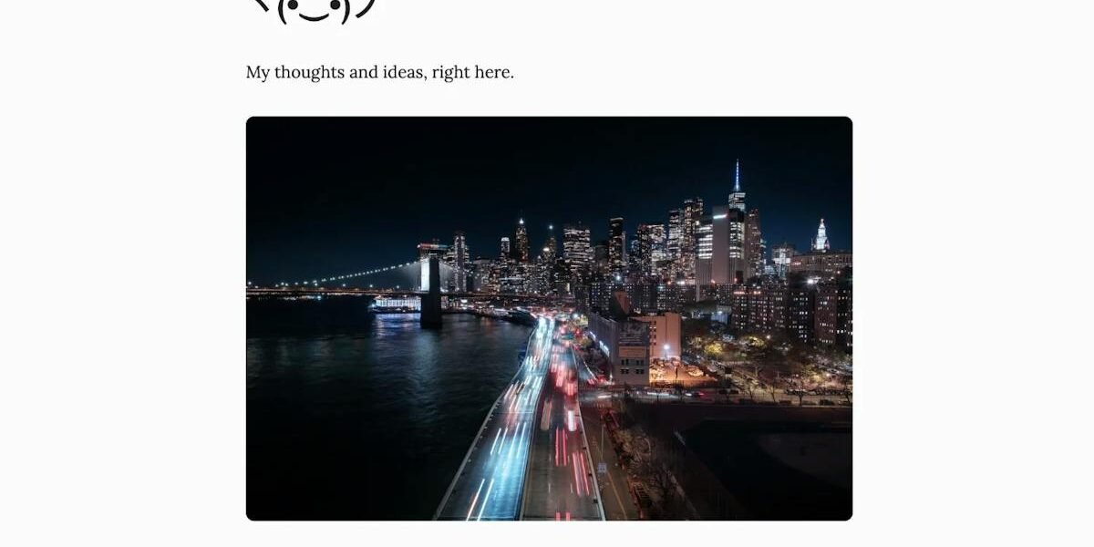 Pagecord — blog homepage and post editor