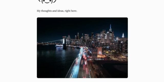 Pagecord — blog homepage and post editor