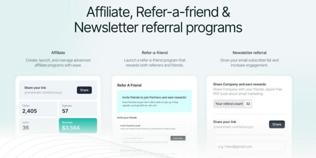 Partnero — partner program management dashboard
