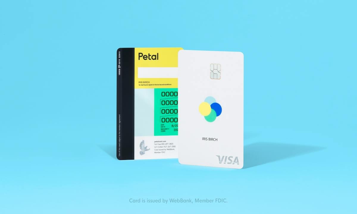 Petal — credit card account dashboard