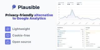 Plausible Analytics — simple traffic dashboard