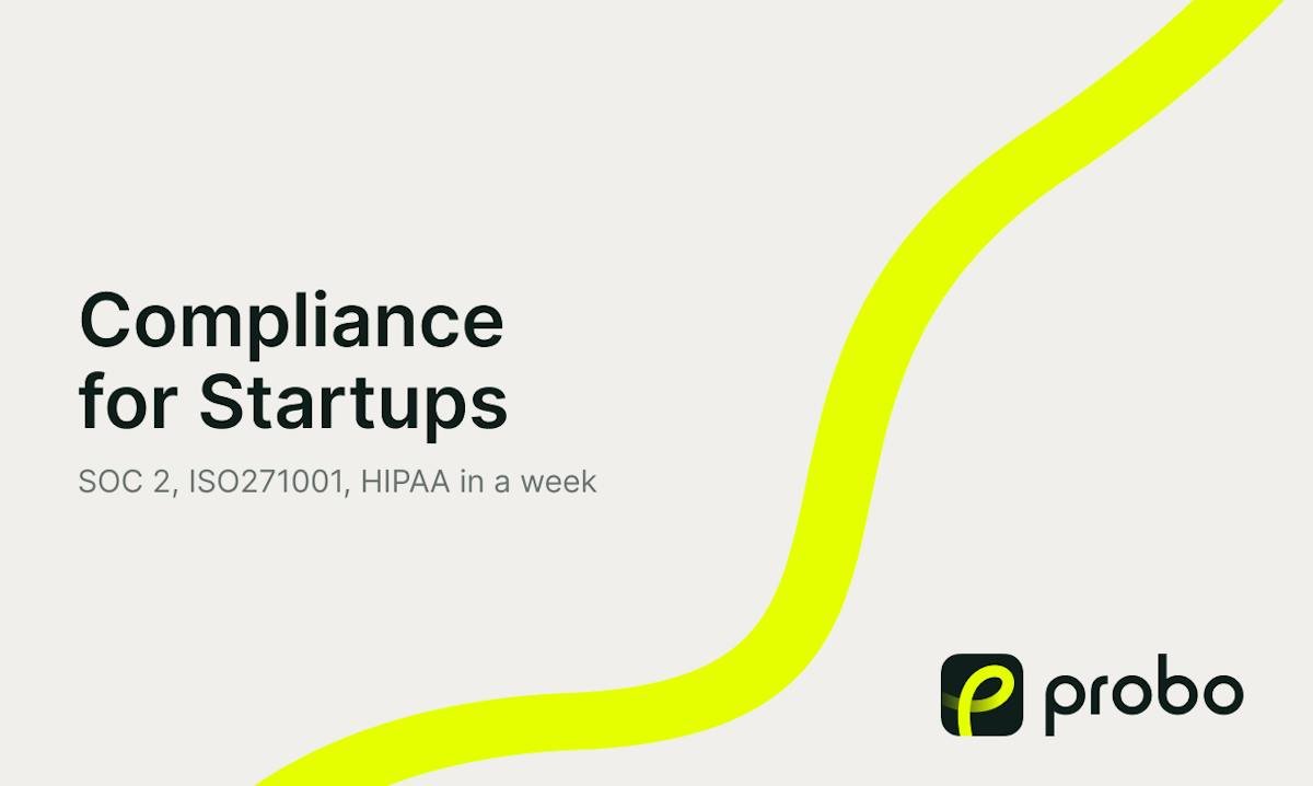 Probo — compliance dashboard