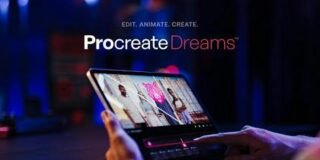 Procreate — digital illustration canvas on iPad