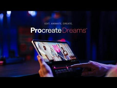 Procreate — digital illustration canvas on iPad