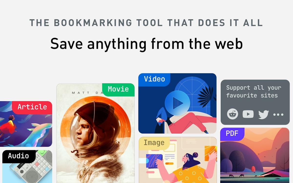 Raindrop.io — bookmark collections and tagging view