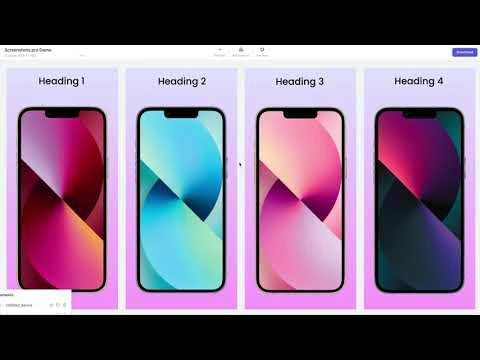 Screenshots Pro — panoramic App Store screenshot template