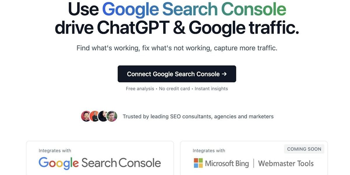Search Console Audit — traffic opportunity report