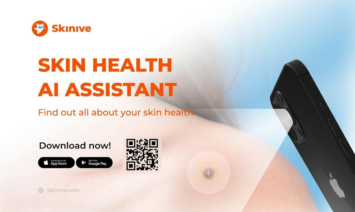 Skinive AI — skin scan result screen