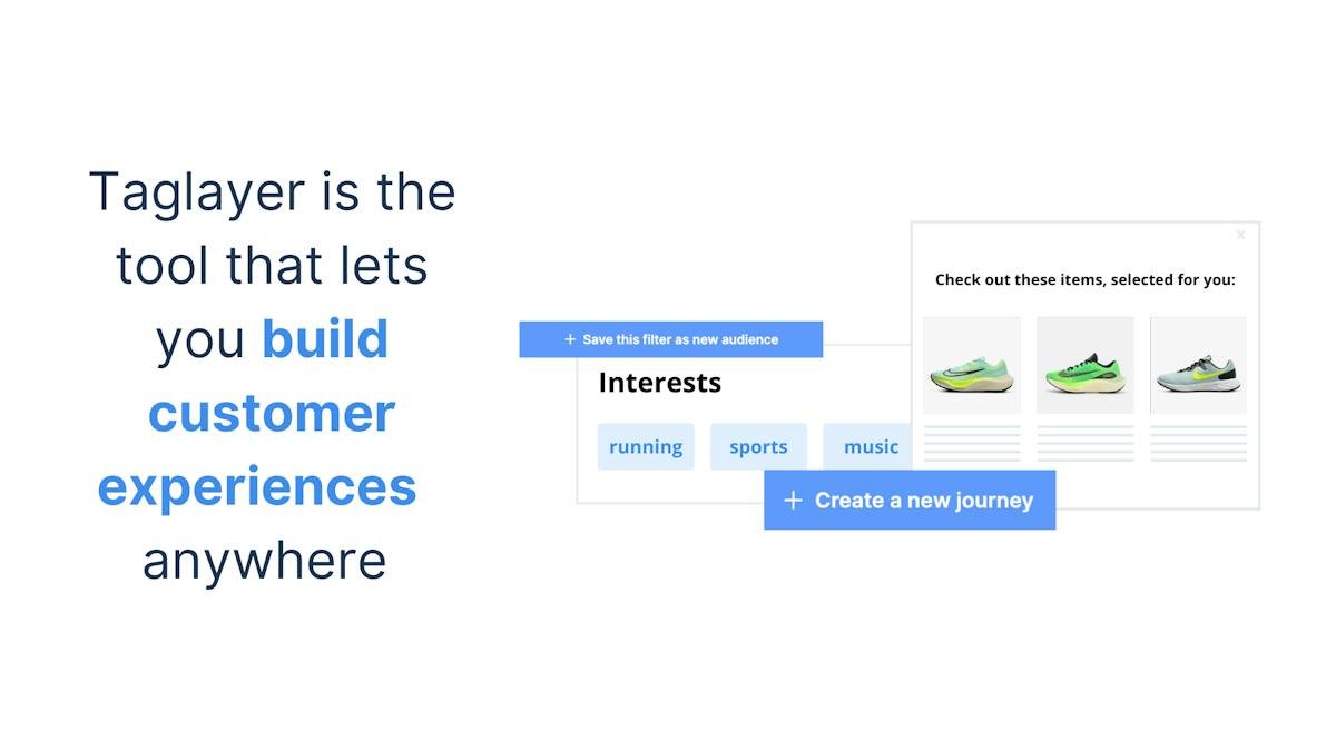 Taglayer — no-code website personalization dashboard