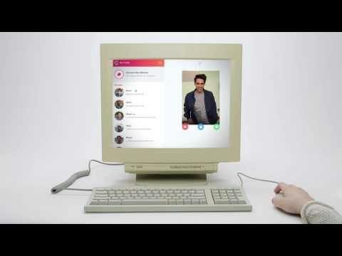 Tinder — swipe interface showing a potential match