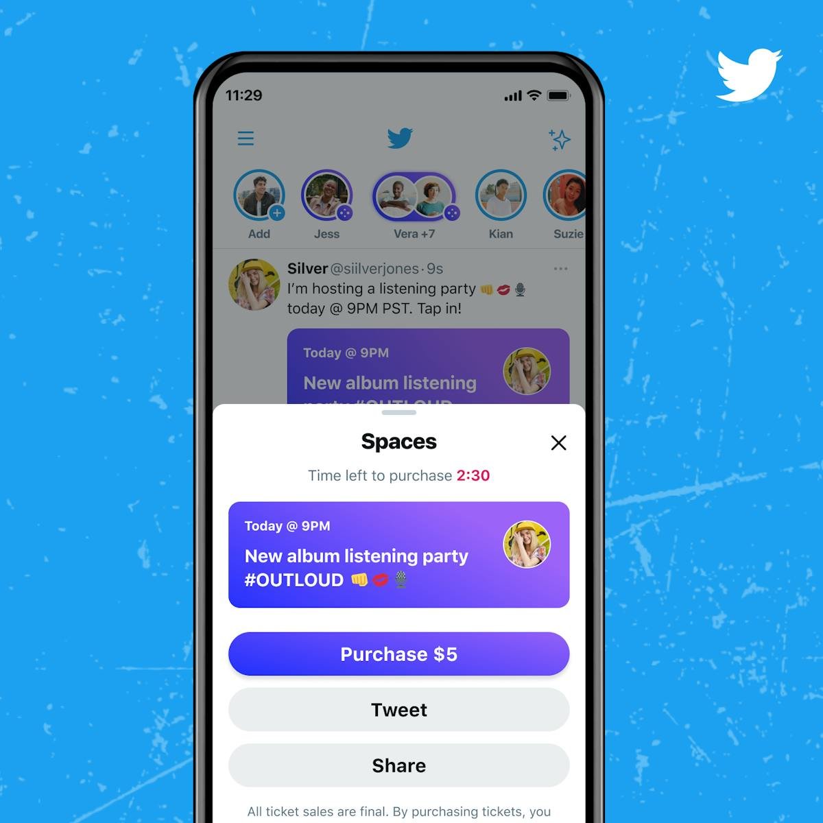 Twitter — timeline and trending topics view