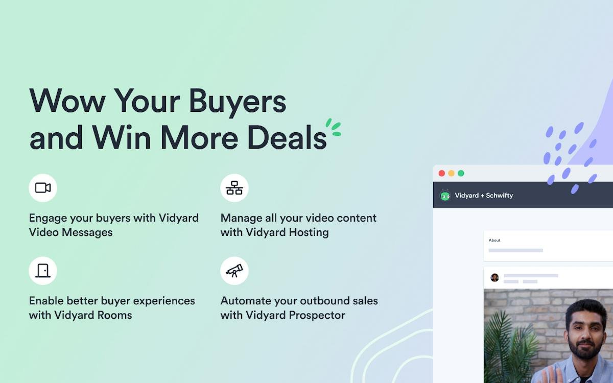 Vidyard — video messaging dashboard