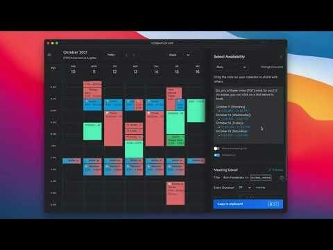 Vimcal — fast calendar scheduling view