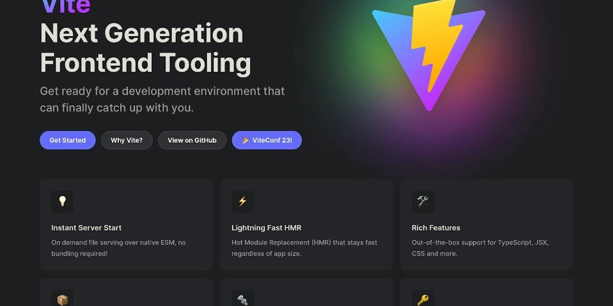 Vite — dev server startup speed comparison
