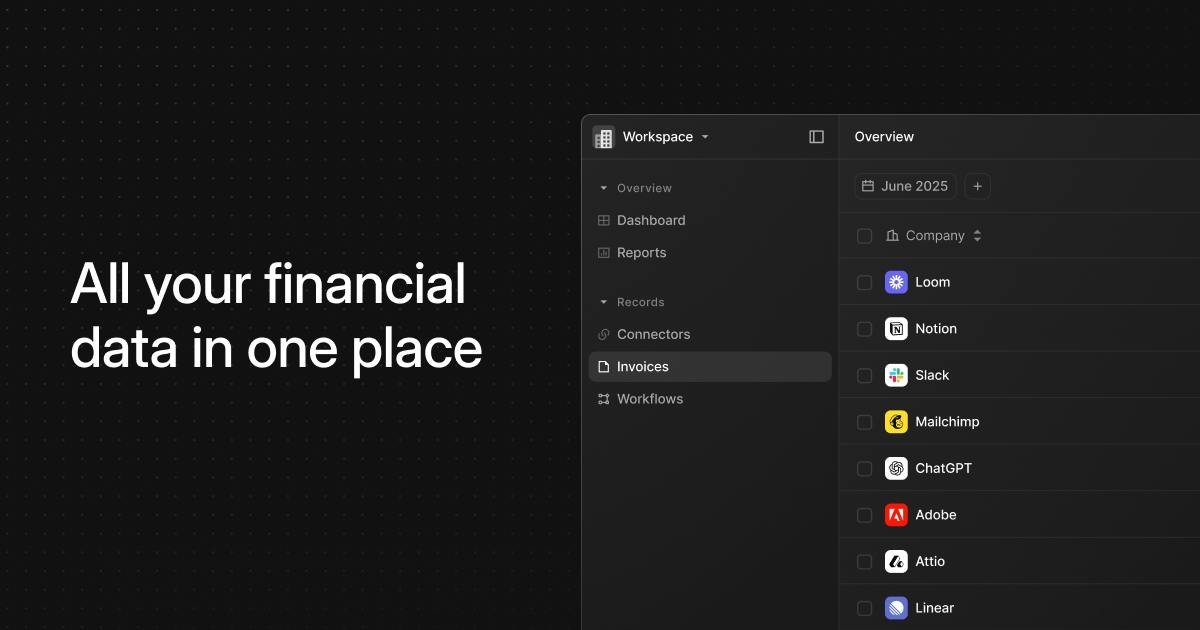 Well — SMB financial stack dashboard
