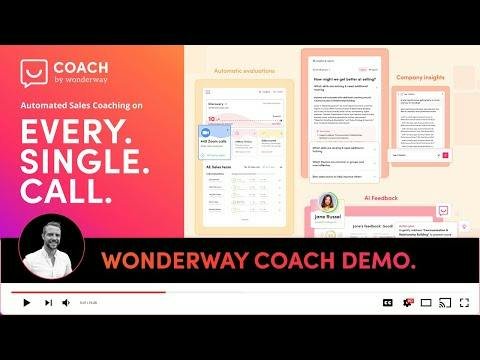 Wonderway COACH — automated call scoring and coaching interface