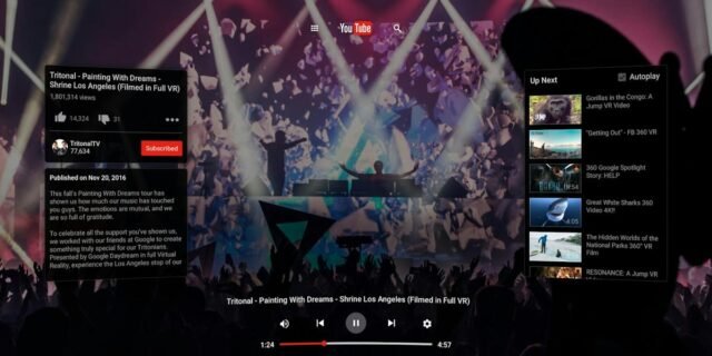 YouTube — video player and recommendations