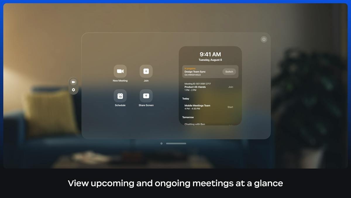 Zoom — video meeting interface